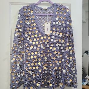 Caroline Constas Sparkly Coverup